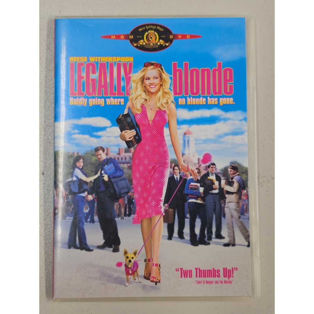 Legally Blonde DVD Reese Witherspoon Luke Wilson 2001 MGM Comedy Movie PG-13